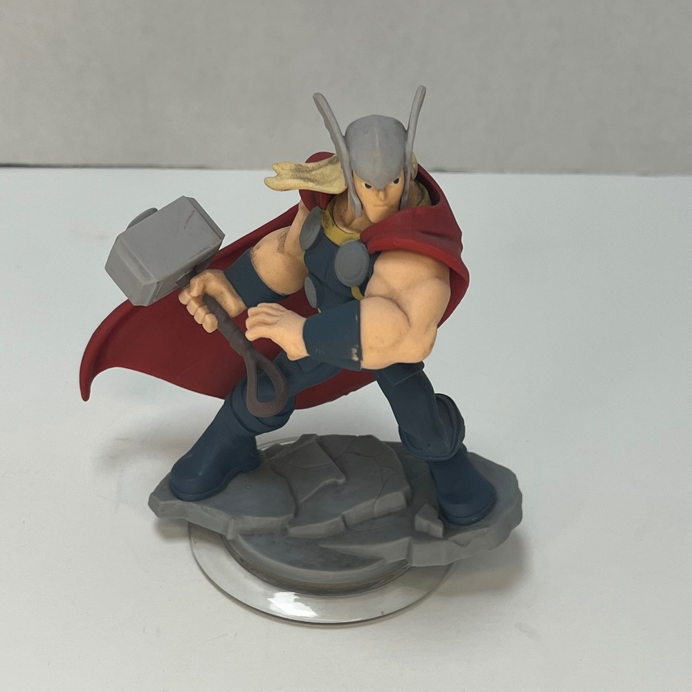 Disney Infinity 2.0 Marvel Thor Figure With Mjolnir Base Game Collectible‎ Toy